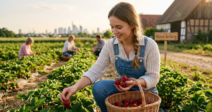 Erdbeeren pflücken Frankfurt – Orte & Tipps